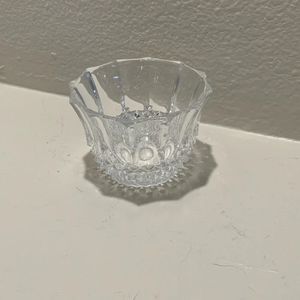 Vintage Crystal Creamer & Sugar Set - Lead Crystal with Original Box